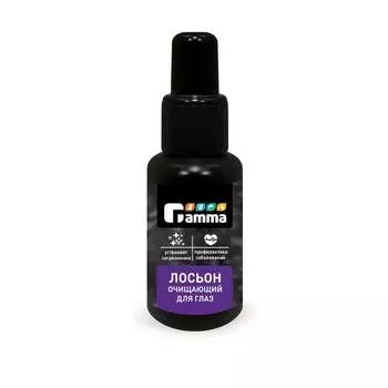 Gamma лосьон для собак и кошек, очищающий для области вокруг глаз - 30 мл для взрослых Россия 1 уп. х 1 шт. х 0.3 кг
