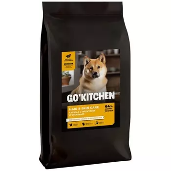 Go Kitchen сухой корм для щенков и собак всех возрастов, с курицей - 9,98 кг холистик беззерновые для всех возрастов с курицей для всех пород мешок Российский корм 1 уп. х 1 шт. х 9.98 кг
