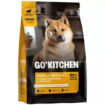 Go Kitchen сухой корм для щенков и собак всех возрастов, с курицей - 5,44 кг холистик беззерновые для всех возрастов с курицей для всех пород мешок Российский корм 1 уп. х 1 шт. х 5.44 кг