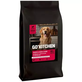 Go Kitchen сухой корм для щенков и собак всех возрастов, с ягненком - 9,98 кг холистик беззерновые для всех возрастов с ягненком для всех пород мешок Российский корм 1 уп. х 1 шт. х 9.98 кг