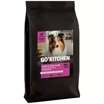 Go Kitchen сухой корм для щенков и собак всех возрастов, с уткой - 9,98 кг холистик беззерновые для всех возрастов с уткой для всех пород мешок Российский корм 1 уп. х 1 шт. х 9.98 кг