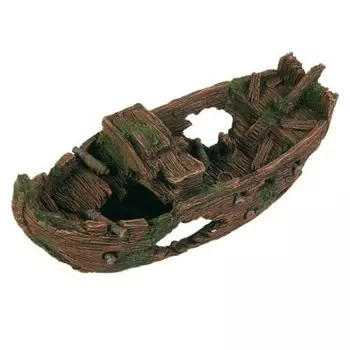 Грот Trixie для аквариума обломки корабля 29 см пластиковый супер премиум Китай 1 уп. х 1 шт. х 0.646 кг