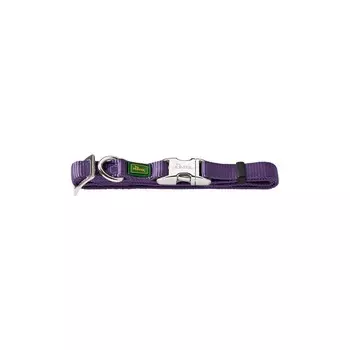 Hunter ошейник для собак ALU-Strong S (30-45 см) нейлон с металлической застежкой фиолетовый премиум Германия 1 уп. х 1 шт. х 0.01 кг