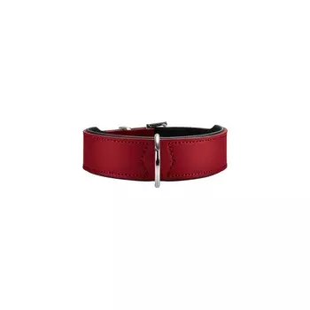 Hunter ошейник для собак Basic 60 (47-54 см)/3,9 кожа красный/черный супер премиум Германия 1 уп. х 1 шт. х 0.01 кг
