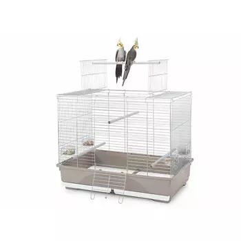 Imac Wilma клетка для птиц, серая, 80,5х49х65,5 см Италия 1 уп. х 1 шт. х 8.1 кг