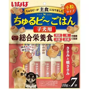 Inaba Churu Bee Gohan лакомство запеченные трубочки для щенков, с куриным филе - 10 г х 7 шт супер премиум для щенков с курицей Китай 1 уп. х 1 шт. х 0.07 кг