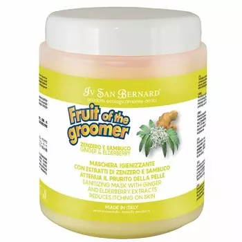 Iv San Bernard Fruit of the Grommer Ginger&Elderbery Восстанавливающая маска с противовоспалительным эффектом 1 л Италия 1 уп. х 1 шт. х 1.041 кг