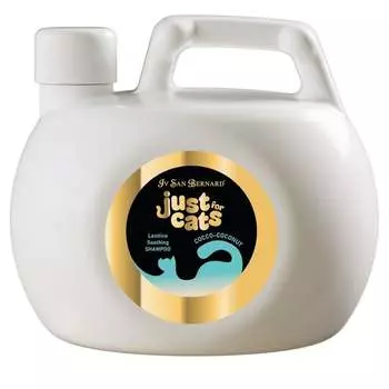 Iv San Bernard Just for cats Coconut успокаивающий шампунь для кошек, для любого типа шерсти, с кокосом - 1 л уход за шерстью Италия 1 уп. х 1 шт. х 1 кг