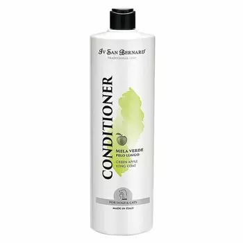 Iv San Bernard Traditional Line Green Apple Кондиционер для длинной шерсти 1 л Италия 1 уп. х 1 шт. х 1.1 кг