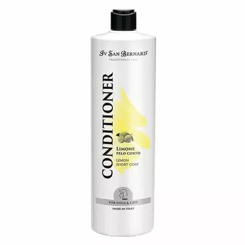 Iv San Bernard Traditional Line Lemon Кондиционер для короткой шерсти 1 л Италия 1 уп. х 1 шт. х 1.033 кг