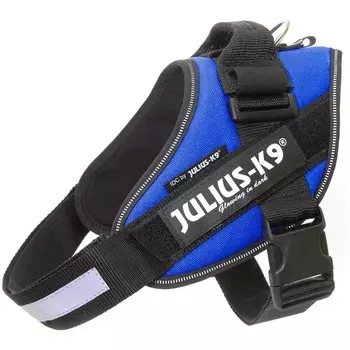 Julius-K9 шлейка для собак IDC-Powerharness 0, 58-76 см/ 14-25 кг, синяя для всех возрастов Венгрия 1 уп. х 1 шт. х 0.247 кг