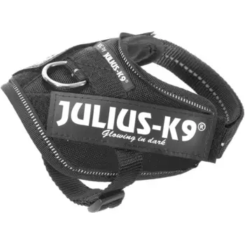 Julius-K9 шлейка для собак IDC-Powerharness 1, 63-85 см/ 23-30 кг, черная для всех возрастов Венгрия 1 уп. х 1 шт. х 0.346 кг