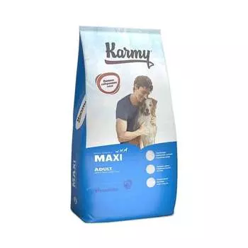 Karmy Maxi Adult сухой корм для собак крупных пород старше 1 года (Мельк), с индейкой - 14 кг премиум для взрослых с индейкой породы крупного размера мешок Россия 1 уп. х 1 шт. х 14 кг