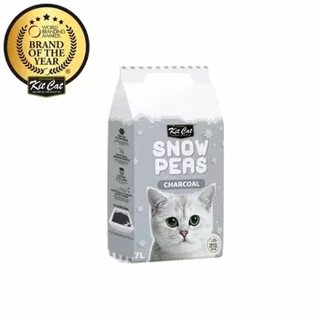 Kit Cat Snow Peas наполнитель для туалета кошки биоразлагаемый на основе горохового шрота с акивированным углем - 7 л мешок Китай 1 уп. х 1 шт. х 1.8 кг