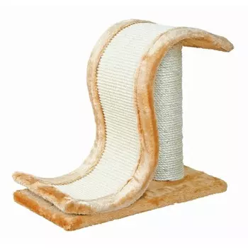 Когтеточка Trixie для кошек волна 39 см из сизаля и плюша коричневая Китай 1 уп. х 1 шт. х 3.145 кг