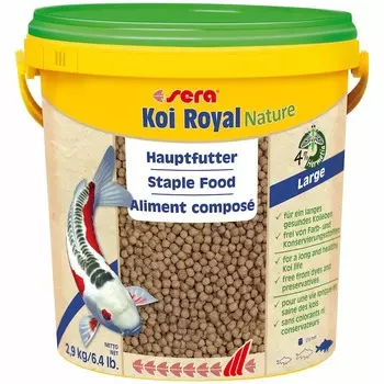 Корм Sera Koi Royal ST large для прудовых рыб - 10 л, 2 кг Германия 1 уп. х 1 шт. х 2 кг