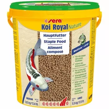 Корм Sera Koi Royal ST medium для прудовых рыб Германия 1 уп. х 1 шт. х 3.95 кг