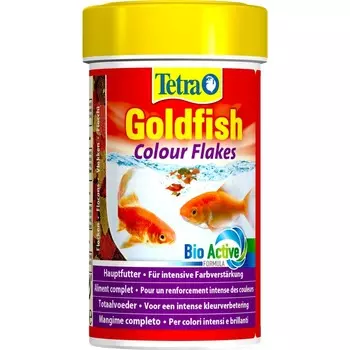 Корм Tetra Goldfish Colour для улучшения окраса золотых рыб в хлопьях повседневный Импортный корм 1 уп. х 1 шт. х 0.02 кг