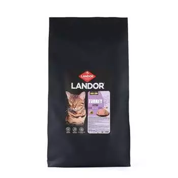 Landor Monoprotein сухой корм для котят, с индейкой - 10 кг повседневный супер премиум без курицы с индейкой для всех пород мешок Россия 1 уп. х 1 шт. х 10 кг