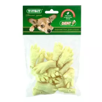 TiTBiT лакомство для собак лапки кроличьи XL - 70 г для взрослых с кроликом для всех пород Россия 1 уп. х 1 шт. х 0.05 кг