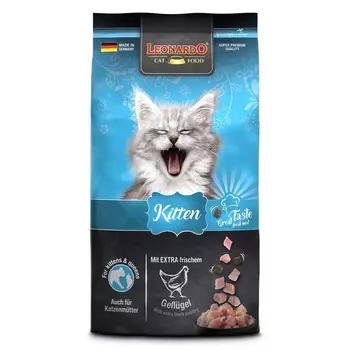 Leonardo Kitten сухой корм для котят, при беременности и лактации, с ПТИЦЕЙ - 1,8 кг холистик холистики для котят с птицей для всех пород мешок Германия 1 уп. х 1 шт. х 1.8 кг