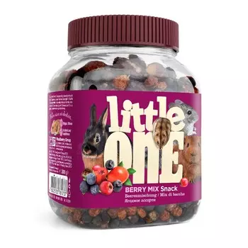 Little One лакомство для грызунов ягодное ассорти - 200 г Россия 1 уп. х 1 шт. х 0.242 кг