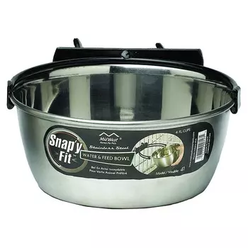 MidWest миска для клеток и вольеров нержавеющая сталь 950 мл премиум Китай 1 уп. х 1 шт. х 0.378 кг