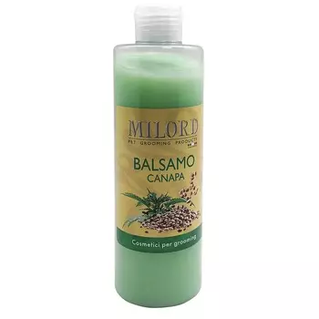 Milord Balsamo Canapa бальзам "Канапа" для собак с длинной шерстью, питательный - 300 мл уход за шерстью для всех возрастов для всех пород Италия 1 уп. х 1 шт. х 0.3 кг