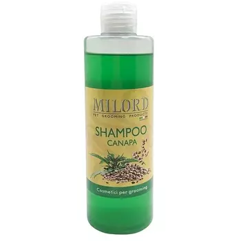 Milord Shampoo Canapa шампунь "Канапа" для собак с длинной шерстью, питательный - 300 мл уход за шерстью для всех возрастов для всех пород Италия 1 уп. х 1 шт. х 0.3 кг