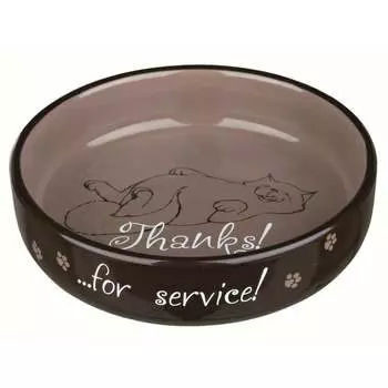 Миска Trixie для кошек короткомордых пород керамическая 0,3 л/15 см премиум Китай 1 уп. х 1 шт. х 0.465 кг