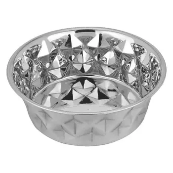 Mr.Kranch Daimond миска из нержавеющей стали с нескользящим основанием - 1,9 л для всех возрастов Индия 1 уп. х 1 шт. х 0.312 кг