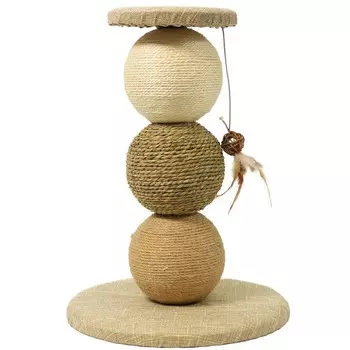 Mr.Kranch для кошек, когтеточка пирамида из шаро, 47 см Китай 1 уп. х 1 шт. х 3.1 кг