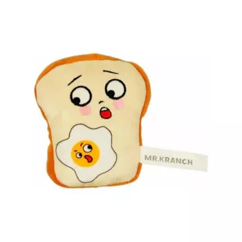 Mr.Kranch игрушка для собак Тост с пищалкой и шуршащими элементами - 10см миниатюрные породы Китай 1 уп. х 1 шт. х 0.036 кг
