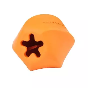 Mr.Kranch игрушка Твистер, для собак, с ароматом курицы, оранжевая - 11х11 см для всех возрастов породы крупного размера Китай 1 уп. х 1 шт. х 0.36 кг