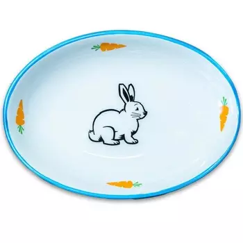 Mr.Kranch миска для грызунов "Зайчик" голубая - 90 мл для всех возрастов Индия 1 уп. х 1 шт. х 0.26 кг