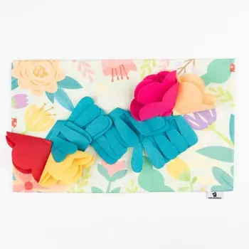 Mr.Kranch нюхательный коврик для собак Цветочный луг, 30х50 см для всех возрастов для всех пород Россия 1 уп. х 1 шт. х 0.21 кг