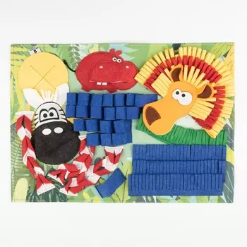 Mr.Kranch нюхательный коврик для собак Африка New, 50x70 см для всех возрастов для всех пород Россия 1 уп. х 1 шт. х 0.36 кг