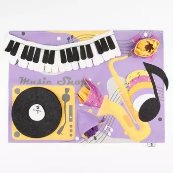 Mr.Kranch нюхательный коврик для собак Музыкальный магазин, 50х70 см для всех возрастов для всех пород Россия 1 уп. х 1 шт. х 0.3 кг