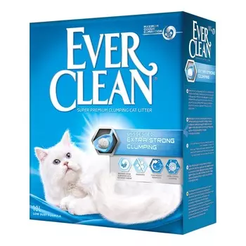 Наполнитель Ever Clean Extra Strong Clumping Unscented комкующийся без ароматизатора супер премиум мешок Нидерланды 1 уп. х 1 шт. х 9.4 кг