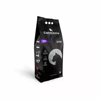 Наполнитель комкующийся Catmania Lavander для кошачьего туалета с ароматом лаванды - 10 л повседневный супер премиум для всех возрастов мешок Турция 1 уп. х 1 шт. х 8.5 кг