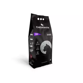 Наполнитель комкующийся Catmania Lavander для кошачьего туалета с ароматом лаванды - 5 л повседневный супер премиум для всех возрастов мешок Турция 1 уп. х 1 шт. х 4.25 кг