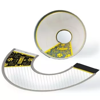 Neoterica Vetpro воротник для кошек и собак, защитный, реабилитационный, пластиковый с застежкой-липучкой, 20 см Китай 1 уп. х 1 шт. х 0.12 кг