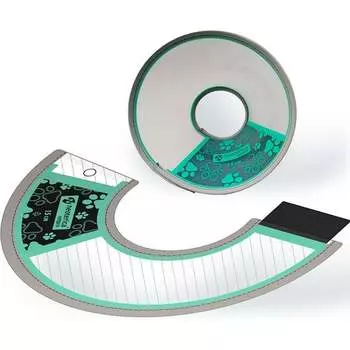 Neoterica Vetpro воротник для кошек и собак, защитный, реабилитационный, пластиковый с застежкой-липучкой, 15 см Китай 1 уп. х 1 шт. х 0.08 кг