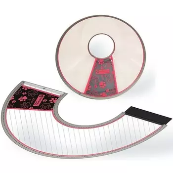 Neoterica Vetpro воротник для кошек и собак, защитный, реабилитационный, пластиковый с застежкой-липучкой, 25 см Китай 1 уп. х 1 шт. х 0.19 кг