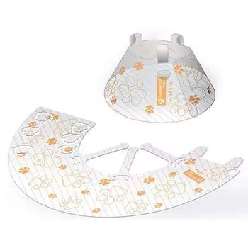 Neoterica Vetpro воротник для кошек и собак, защитный, реабилитационный, пластиковый с фиксатором Click, 12,5 см Китай 1 уп. х 1 шт. х 0.036 кг