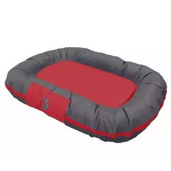 Nobby Reno лежак для кошек и собак мягкий 103х76х11 см, серый, красный породы крупного размера Китай 1 уп. х 1 шт. х 2.39 кг
