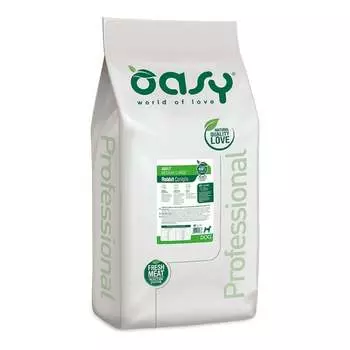 Oasy Dry OAP Medium & Large Breed Professional Монопротеин сухой корм для взрослых собак средних и крупных пород с КРОЛИКОМ повседневный супер премиум монобелковый для взрослых с кроликом породы крупного размера мешок Импортный корм 1 уп. х 1 шт. х 18 кг
