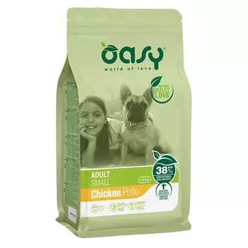 Oasy Dry Small Breed Professional сухой корм для взрослых собак мелких пород с курицей повседневный супер премиум зерновые для взрослых с курицей породы мелкого размера мешок Импортный корм 1 уп. х 1 шт. х 18 кг