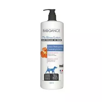 Очищающий BIO-лосьон Biogance No Rinse Lotion с экстрактом настурции для бережной сухой очистки шерсти собак (эффект чистой шерсти без мытья) - 1 л уход за шерстью для взрослых Франция 1 уп. х 1 шт. х 1 кг