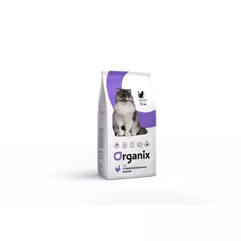 Organix Cat Sterilized сухой корм для стерилизованных кошек, с курицей - 7,5 кг повседневный супер премиум мешок Франция 1 уп. х 1 шт. х 7.5 кг